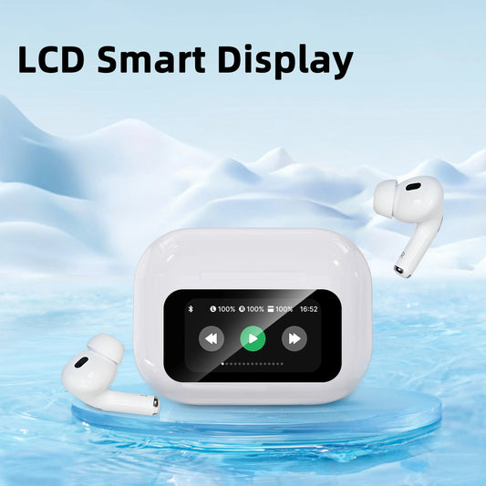 Wireless Bluetooth ANC Earbuds with Mic – Noise Cancelling Headset